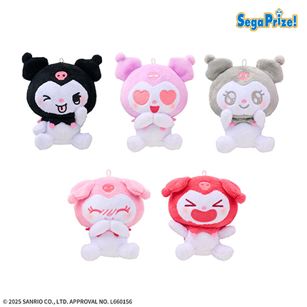 ゆるかわ　サンリオキャラクターズ　マスコット“クロミ”　KUROMI MAGICAL　表情カラフルVer.