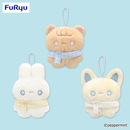 moon friends　ふわもこマフラーマスコット