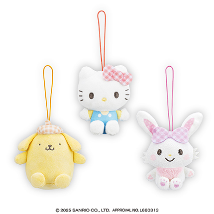 サンリオキャラクターズ くすみギンガムマスコット1