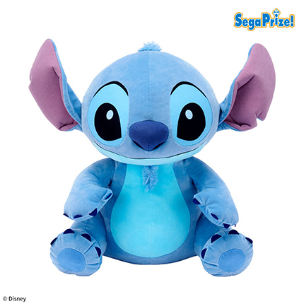 ディズニー スティッチ　スーパーラージぬいぐるみ　おすわりVer．