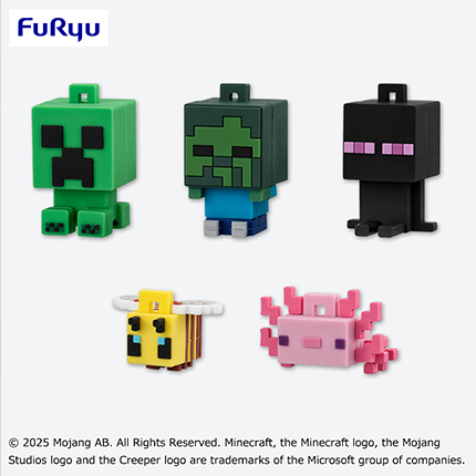 マインクラフト　ラバぷちフィギュア