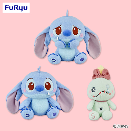 ディズニー スティッチ　ミルキーボア くすんBIGぬいぐるみ