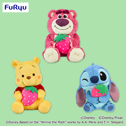 ディズニー＆ピクサーキャラクター　FukuFuku いちご大好きBIGぬいぐるみ