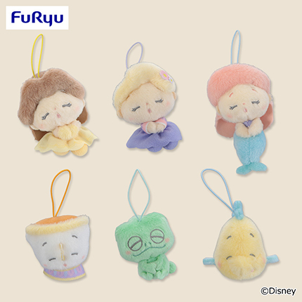 ディズニープリンセス　ねむぐるみ マスコット