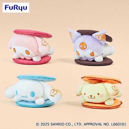 サンリオキャラクターズ　ましゅまるむなりきりスモア！ぬいぐるみ