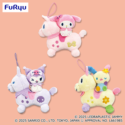 RODY×SANRIO CHARACTERS　ちいさなペアぬいぐるみ～マイメロディ・クロミ・ウサハナ～