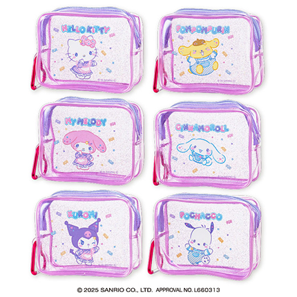 サンリオキャラクターズ キャンディスウィートポップクリアポーチ
