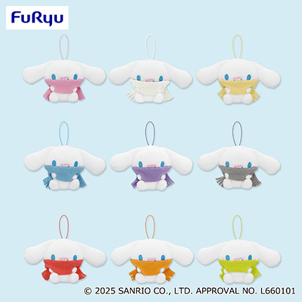 シナモロール　大きなマフラーマスコット