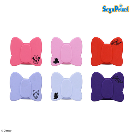 ミニーマウス＆デイジーダック　シリコンプチポーチ　RIBBON! RIBBON!