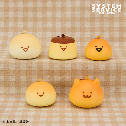 お文具といっしょ スクイーズパンマスコット