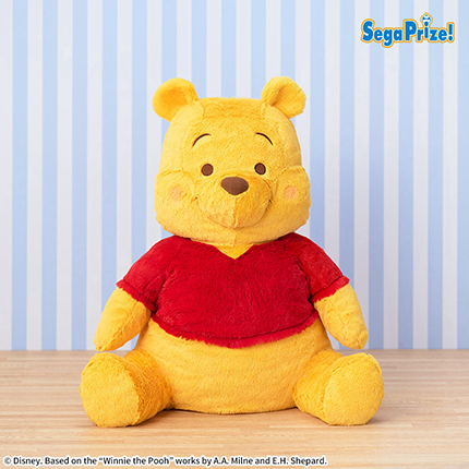 くまのプーさん　赤いほっぺ　グランデぬいぐるみ　おすわりＶｅｒ．