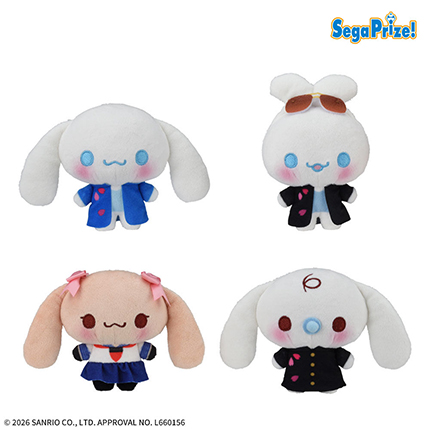 ゆるかわ　サンリオキャラクターズ　マスコット　やんちゃシナモンフレンズVer.