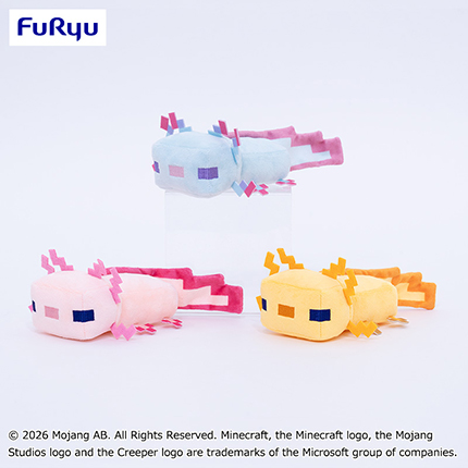 マインクラフト　ウーパールーパーぬいぐるみ