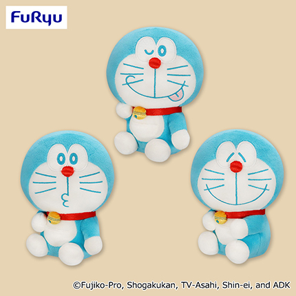 ドラえもん　ターコイズブルーぬいぐるみ