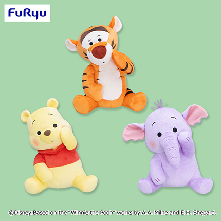 くまのプーさん　こてっとぺったん きょとん顔BIGぬいぐるみ