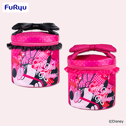 ミニーマウス　More pink More ribbons! バニティポーチ