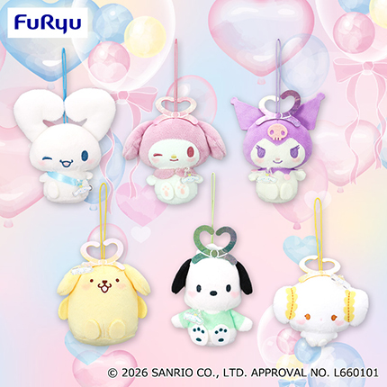 サンリオキャラクターズ　ぷわぷわハートフルバルーンマスコット