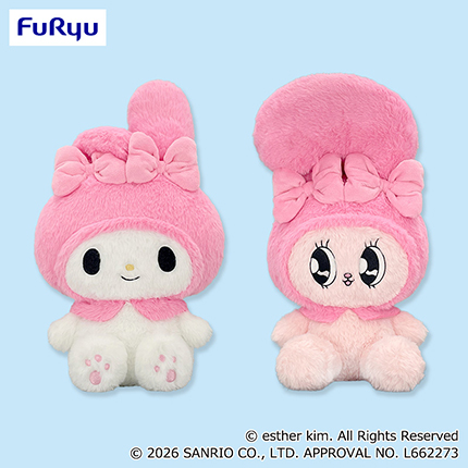 エスターバニー×マイメロディ　超BIGぬいぐるみ