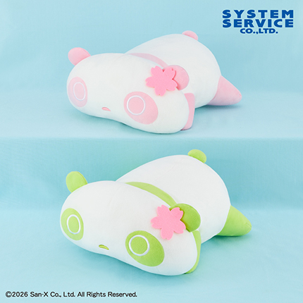 たれぱんだ さくら抹茶うつぶせぬいぐるみXL