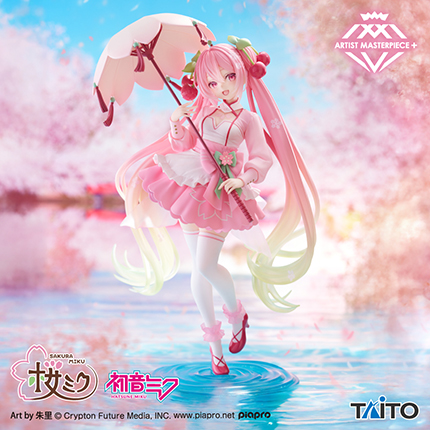 桜ミク　AMP＋ フィギュア～桜ドレスver.～
