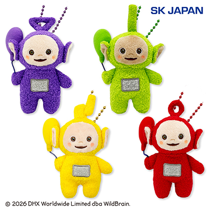 テレタビーズ　デフォルメ風船マスコットボールチェーン