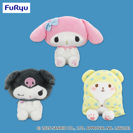 サンリオキャラクターズ　しょんぼりっこBIGぬいぐるみ～マイメロディ・クロミ・まるもふびより～