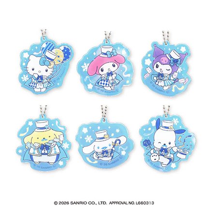 サンリオキャラクターズ ほわいとまじっくミニアクリルキーホルダー