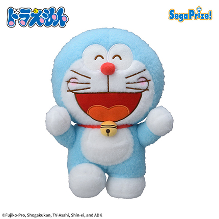 ドラえもん　赤いほっぺ　Lぬいぐるみ　～バンザイポーズ～