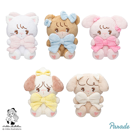 mikko characters 抱きしめおリボンぬいぐるみ