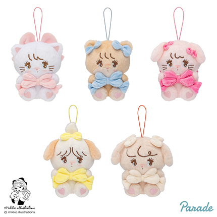 mikko characters 抱きしめおリボンマスコット