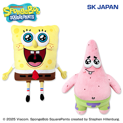 スポンジ・ボブぷっくりフェイスぬいぐるみ