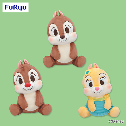 ミッキー＆フレンズ　こてっとぺったん BIGぬいぐるみ