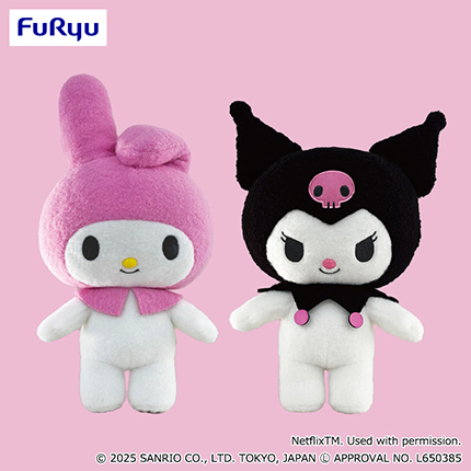 Netflixシリーズ「My Melody & Kuromi」　BIGぬいぐるみ
