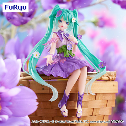 初音ミク　ぬーどるストッパーフィギュア Flower Fairyー紫のコスモスー