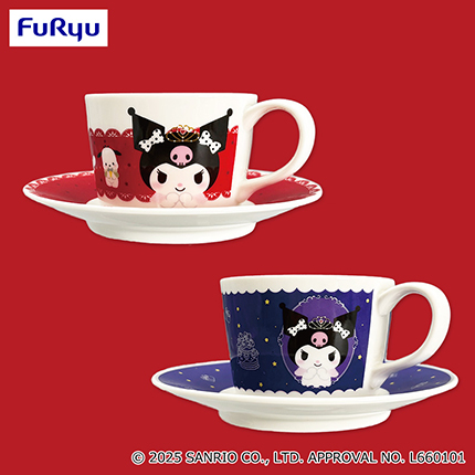 サンリオキャラクターズ　HBD Kuromi♥カップ＆ソーサー