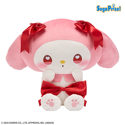 ゆるかわ　サンリオキャラクターズ　Lぬいぐるみ“マイメロディ”　RIBBON HOLIC