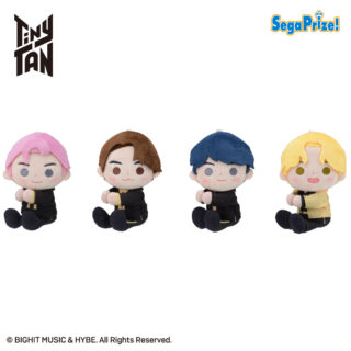 【プライズ情報】TinyTAN　モアプラスくっつきぬいぐるみみに～Butter～“RM＆Jin＆SUGA＆j-hope”