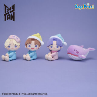 【プライズ情報】TinyTAN　Sweet Dreams　モアプラスくっつきぬいぐるみ “Jimin＆V＆Jung Kook＆Whale”