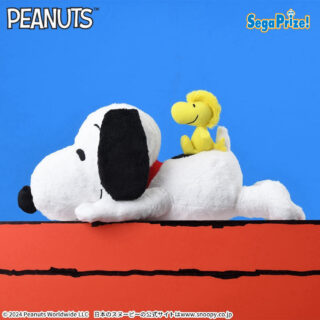 【プライズ情報】SNOOPY™　Lぬいぐるみ“スヌーピー＆ウッドストック”　おしりVer.