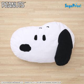 【プライズ情報】SNOOPY™　スーパーギガザッカフェイスクッション