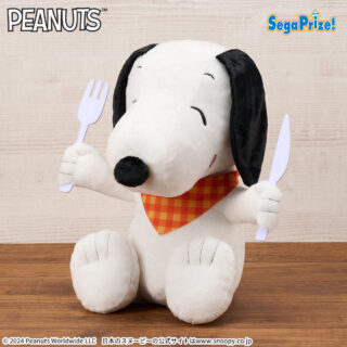 【プライズ情報】SNOOPY™　スーパーラージぬいぐるみ　～あさごはん～