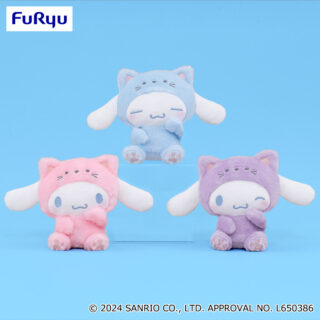 【プライズ情報】シナモロール かまってにゃんぬいぐるみ