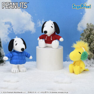 【プライズ情報】SNOOPY™　ぬいぐるみ　あったかウィンター