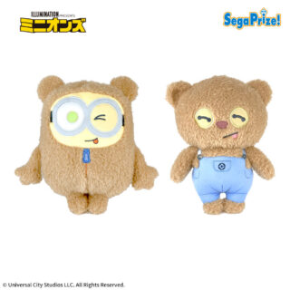 【プライズ情報】ミニオン　マスコット“ボブ＆ティム”　まねっこコスチュームVer.