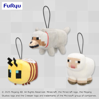 【プライズ情報】マインクラフト　アニマルマスコット