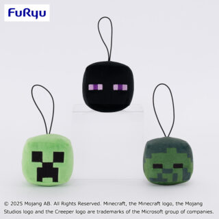 【プライズ情報】マインクラフト　ブロックマスコット
