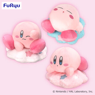 【プライズ情報】星のカービィ　雲のベッドのぬいぐるみ
