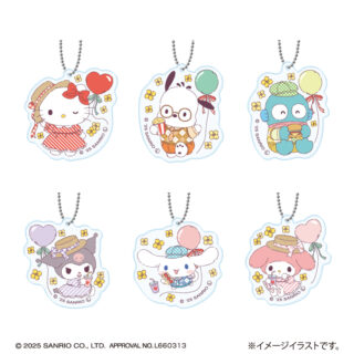 【プライズ情報】サンリオキャラクターズ さんさんぴくにっく！ミニアクリルキーホルダー
