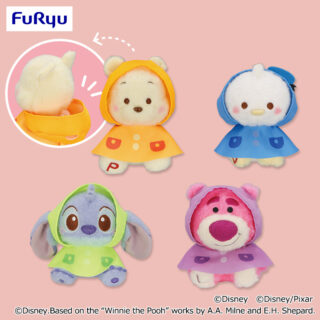【プライズ情報】ディズニー＆ピクサーキャラクター　ミルキーボア レインポンチョマスコット