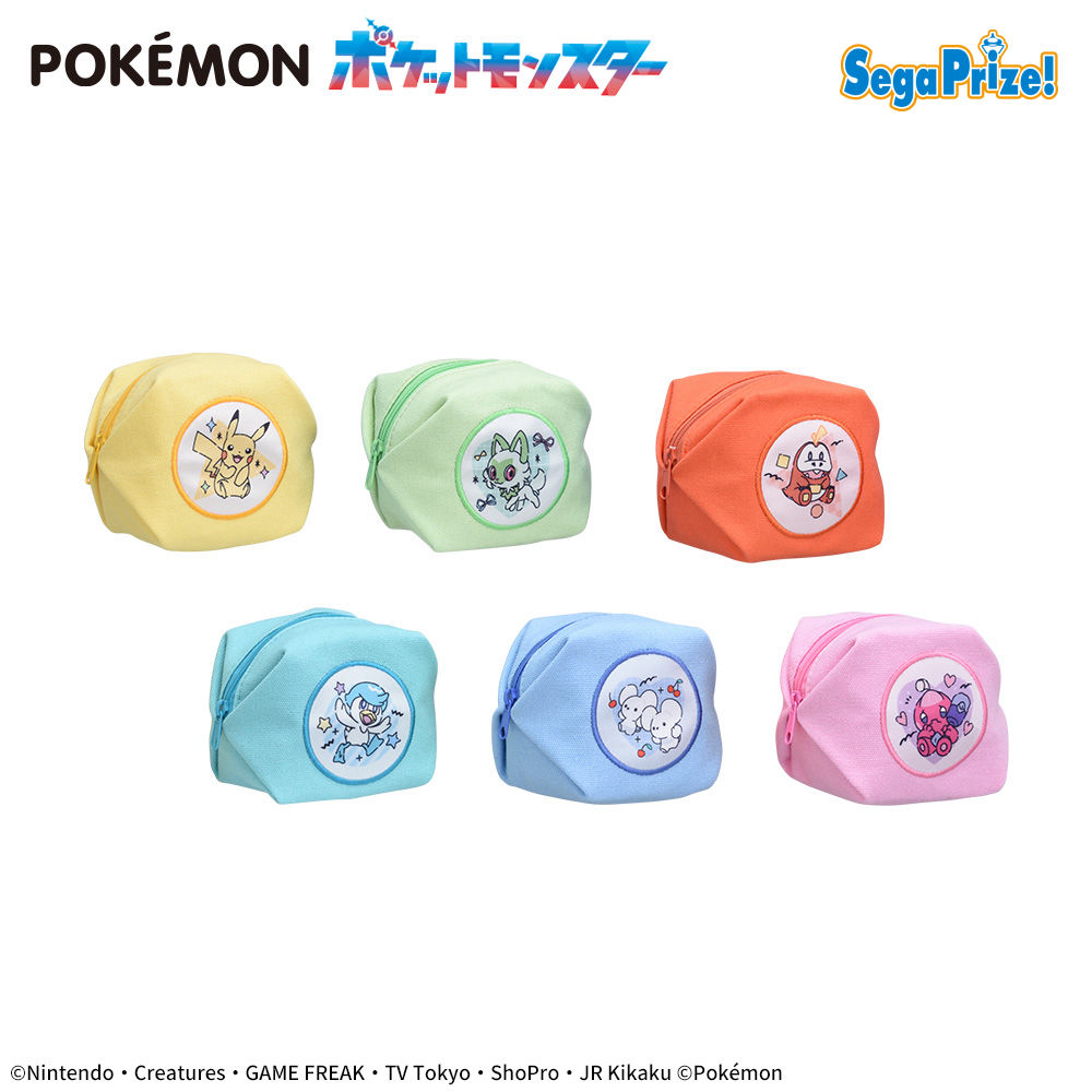 【プライズ情報】ポケットモンスター　キューブ型プチポーチ　PoppingUp